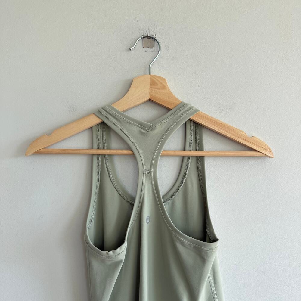Lululemon Cool Racerback II Nulu Activewear Tank Top Green Fern 4 NWT - Picture 9 of 9